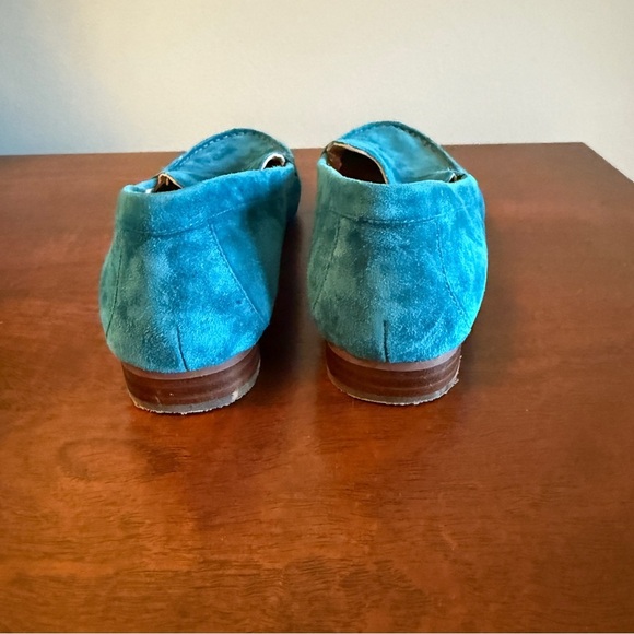 Antonio Melani Women’s Leather Loafers – Turquoise – Size 6.5 - Picture 4 of 5